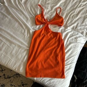 Orange dress